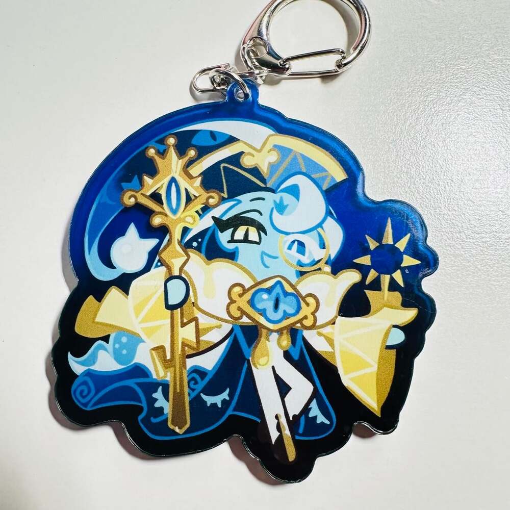 Shadow Milk Cookie Run Kingdom Acrylic Keychain...
